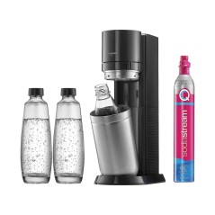 Sodastream DUO Promopack Titan - Ultimate Sparkling Water Maker with 3 Bottles & CO2 Cylinder - Unleash Refreshing Flavor!